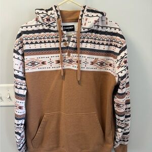 Hooey Men's “Jimmy” Aztec Hoodie